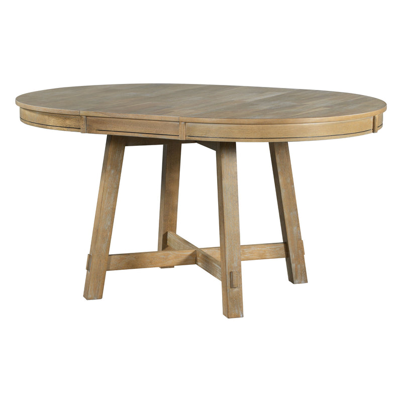 Removable Leaf Oval Extendable Dining Table - Natural