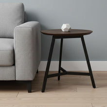 Load image into Gallery viewer, Solid Wood Metal Tray Table (605380) - Espresso / Black
