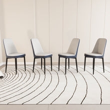 Load image into Gallery viewer, Modern Dining Chair With Cushions And Metal Legs
