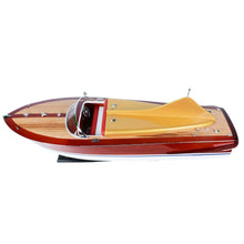 Load image into Gallery viewer, Hand Painted Model Boat Tabletop Sculpture (401941) - Brown
