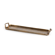 Load image into Gallery viewer, 21" Cast Iron Vanity Tray - Antiqued Gold
