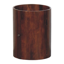 Load image into Gallery viewer, Round Accent Cabinet With Single Door (738392) - Brown
