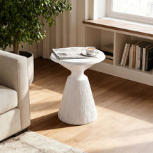 Load image into Gallery viewer, Outdoor End Table, Round Garden Stool - Aqua Gray

