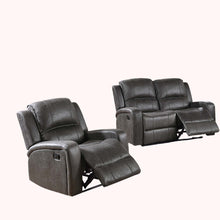 Load image into Gallery viewer, Modern Living Room Set With Square Armrest, Cushion Backrest
