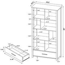 Load image into Gallery viewer, Dylan - 4 Shelf Storage Bookshelf

