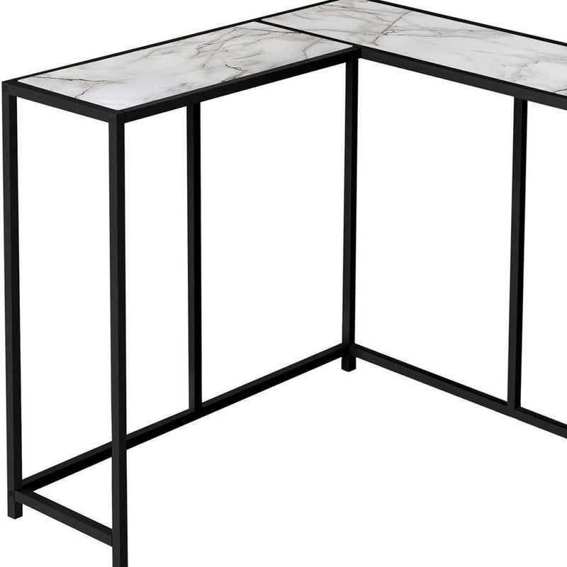 End Table - Black / White