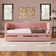 Load image into Gallery viewer, Daybed With Two Drawers And Wood Slat
