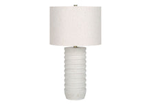 Load image into Gallery viewer, Cylinder Table Lamp With Drum Shade - Cream
