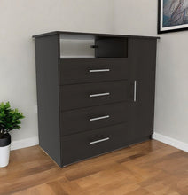 Load image into Gallery viewer, Four Drawer Dresser - Black
