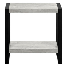Load image into Gallery viewer, 24" End Table With Shelf - Black And Gray
