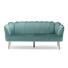 Load image into Gallery viewer, Modern Glam 3 Seater Sofa With Velvet Texture
