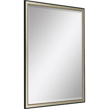 Load image into Gallery viewer, 38" Solid Wood Framed Accent Mirror - Silver
