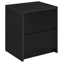Load image into Gallery viewer, Transitional Nightstand With Dual USB Charging And Motion Sensor Light
