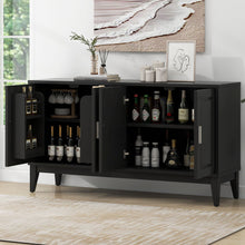 Load image into Gallery viewer, 4 Door Sideboard Storage Cabinet With Door Shelf
