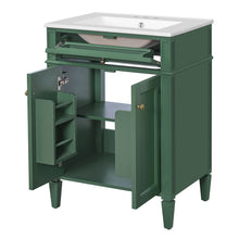 Load image into Gallery viewer, Bathroom Vanity With 2 Doors And Tip Out Drawer, Soft Closing Hinges
