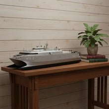 Load image into Gallery viewer, Hand Painted Model Boat (624317) - Gray
