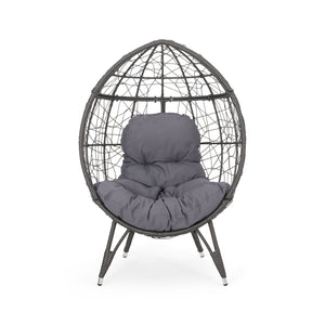 Cosmos - Round Hammered Iron Teardrop Chair