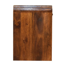 Load image into Gallery viewer, 20" Solid Wood Scalloped Edge One Drawer Nightstand - Brown
