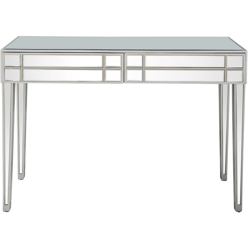 Mirrored Glass Console Table (396834) - Silver