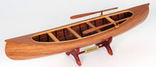 Load image into Gallery viewer, Hand Painted Model Boat Tabletop Sculpture (364263) - Brown
