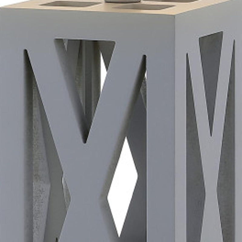 Table Lamps LED With Drum Shades (Set of 2) - Gray