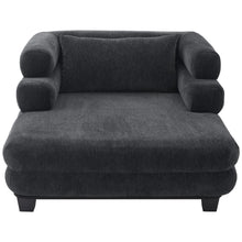 Load image into Gallery viewer, Oversized Chaise Lounge Sofa Bed With Deep Seat And Layered Armrests
