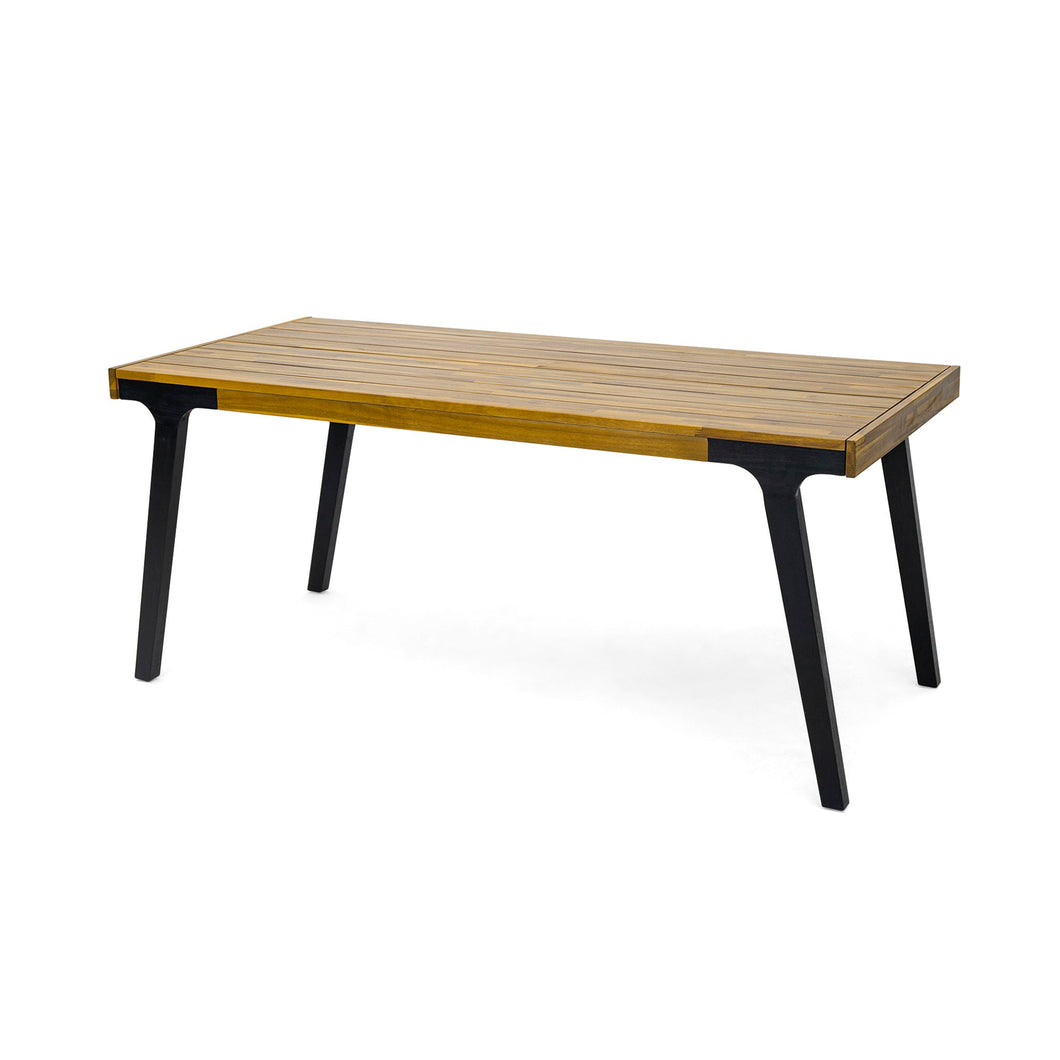 Acacia Wood Patio Dining Table, 69