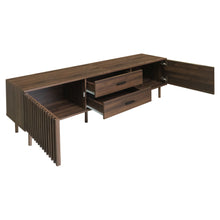 Load image into Gallery viewer, TV Stand For TVs Up To 80", Media Entertainment Center With Ample Storage - Dark Brown
