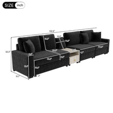 Load image into Gallery viewer, Modular Sofa Couch With Storage Armrest And Center Console
