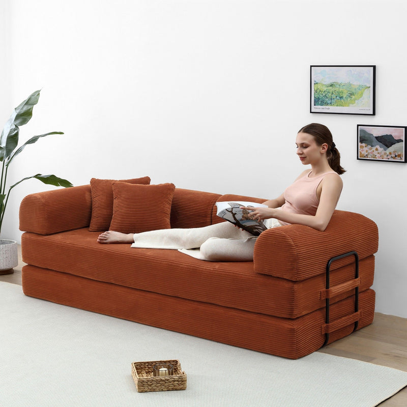 Convertible Foldable Floor Sofa Bed For Living Room