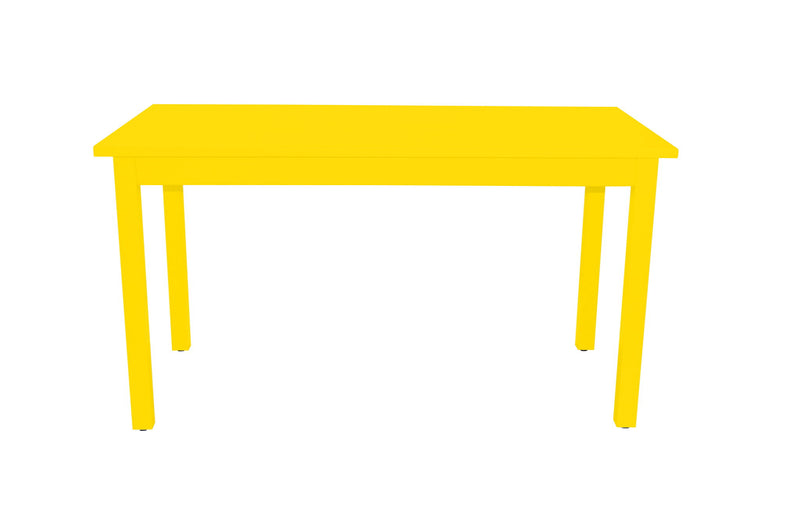 60" Solid Wood Dining Table - Yellow
