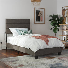 Load image into Gallery viewer, Paloma - Twin Bed With Dual USB Port - Linen
