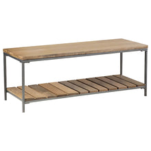 Load image into Gallery viewer, Foundry - Accent Bench With Slat Shelf - Natural
