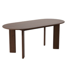 Load image into Gallery viewer, Oval Solid Wood Bar Table - Brown
