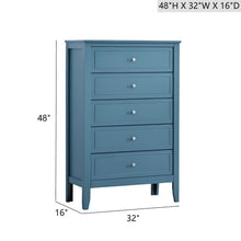 Load image into Gallery viewer, Daniel - Chest, 5 Drawer Storage Unit
