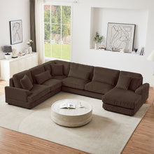 Load image into Gallery viewer, Oversized Sectional Sofa U - Shaped Sofa Couch Modern Sofa Upholstered In Soft With A Chaise Lounge For Living Room
