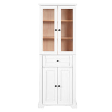 Load image into Gallery viewer, Bathroom Vanity &amp; Tall Storage Cabinet Set With Doors, Adjustable Shelves, Soft Close Hinges, Sink
