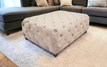 Load image into Gallery viewer, Velvety Modern Square Coffee Table - Beige
