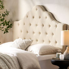 Load image into Gallery viewer, Mardi - Fabric Queen / Full Headboard - Beige
