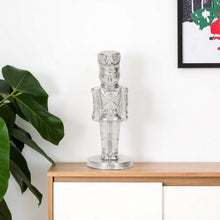 Load image into Gallery viewer, Christmas Nutcracker Hand Painted Figurine (634485) - Silver
