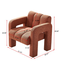 Load image into Gallery viewer, 31.10" Boucle Upholstered Accent Chair
