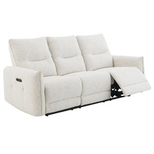 Load image into Gallery viewer, Lalisa - Power Motion Sofa With USB Port - Cream Chenille
