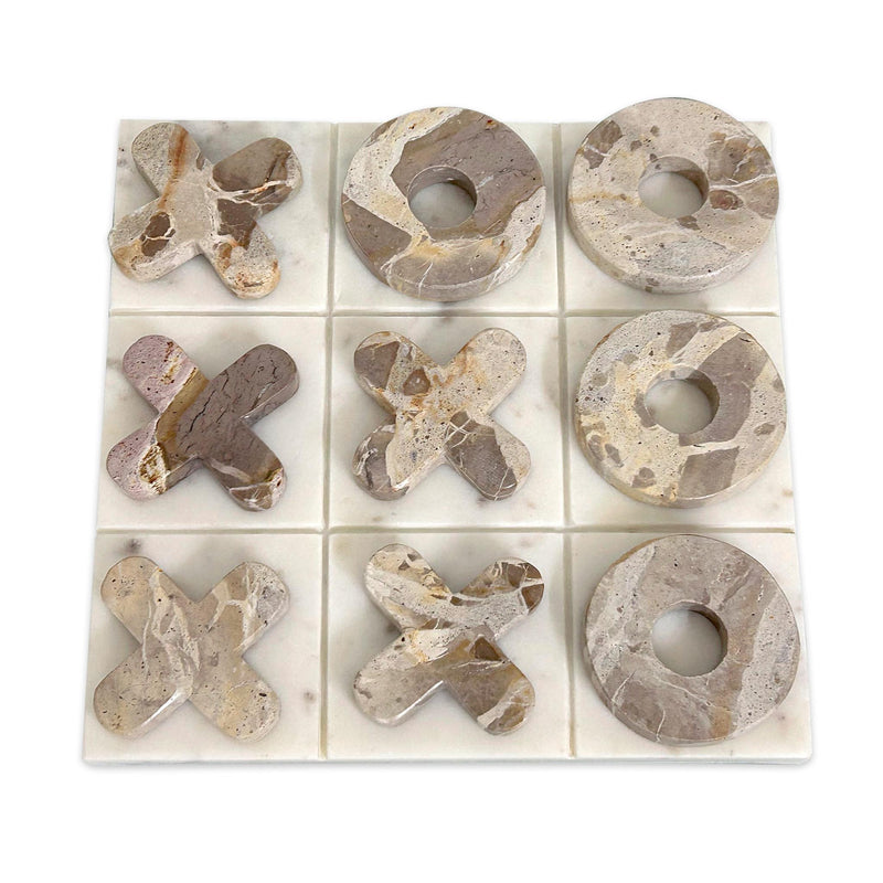 Marble Decorative Game - Cream