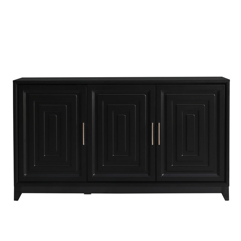 TV Stand, Media Console Cabinet With 2 Spacious Storage Space