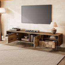 Load image into Gallery viewer, TV Stand With 2 Drawers, Media Console Table For TVs Up To 85'' - Natural
