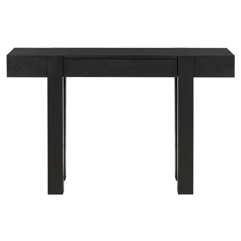 Console Table With Drawer - Black