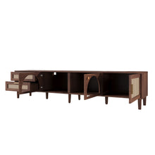 Load image into Gallery viewer, TV Stand With App-Controlled LED Lights, 2 Drawers &amp; Door Storage
