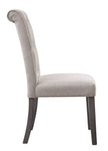 Load image into Gallery viewer, Tufted And Upholstered Linen And Solid Wood Dining Side Chairs (Set of 2) - Beige
