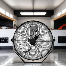 Load image into Gallery viewer, High Velocity 3 Speed Air Circulator Metal Wall Mount Fan
