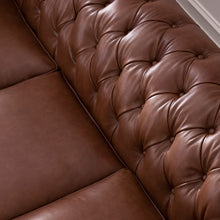 Load image into Gallery viewer, Traditional Tufted Chesterfield Nailhead Sofa
